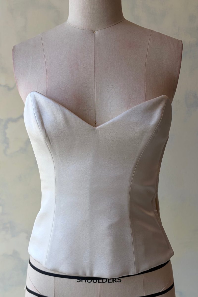 Ballet Russes Corset in Pearl Sample