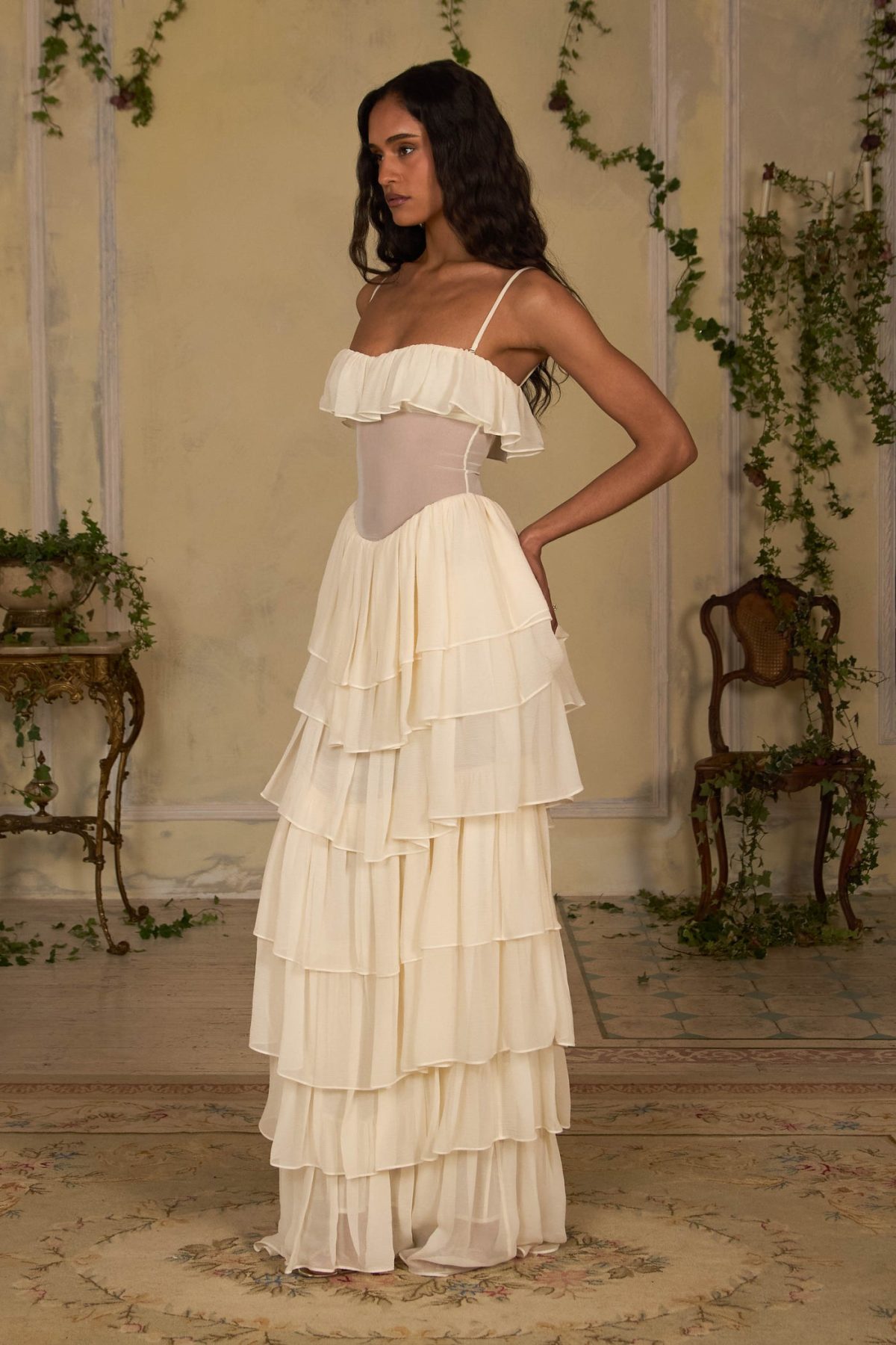 Ballet Russes Gown in Champagne