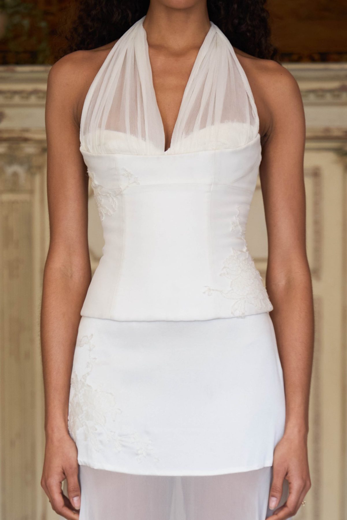 Daydream Bustier in Pearl