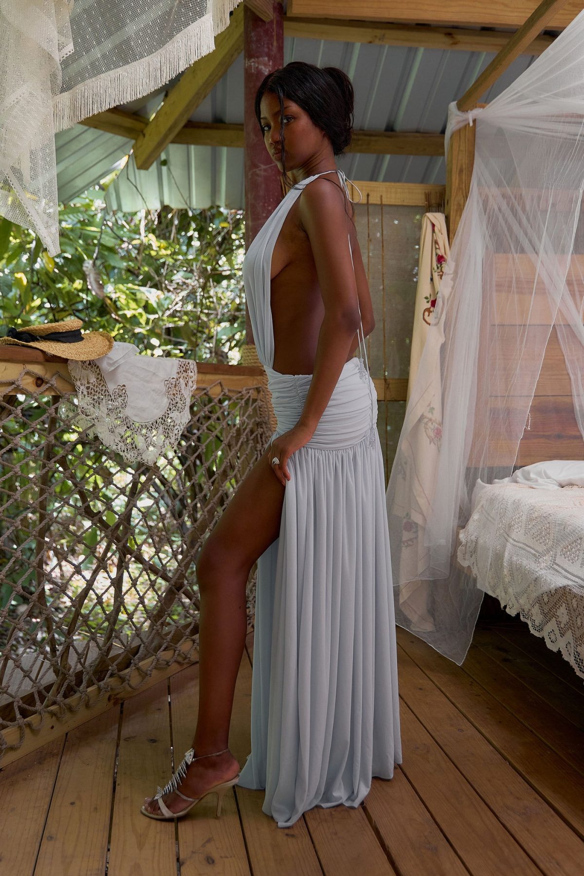 La Piscine Gown in Ciel